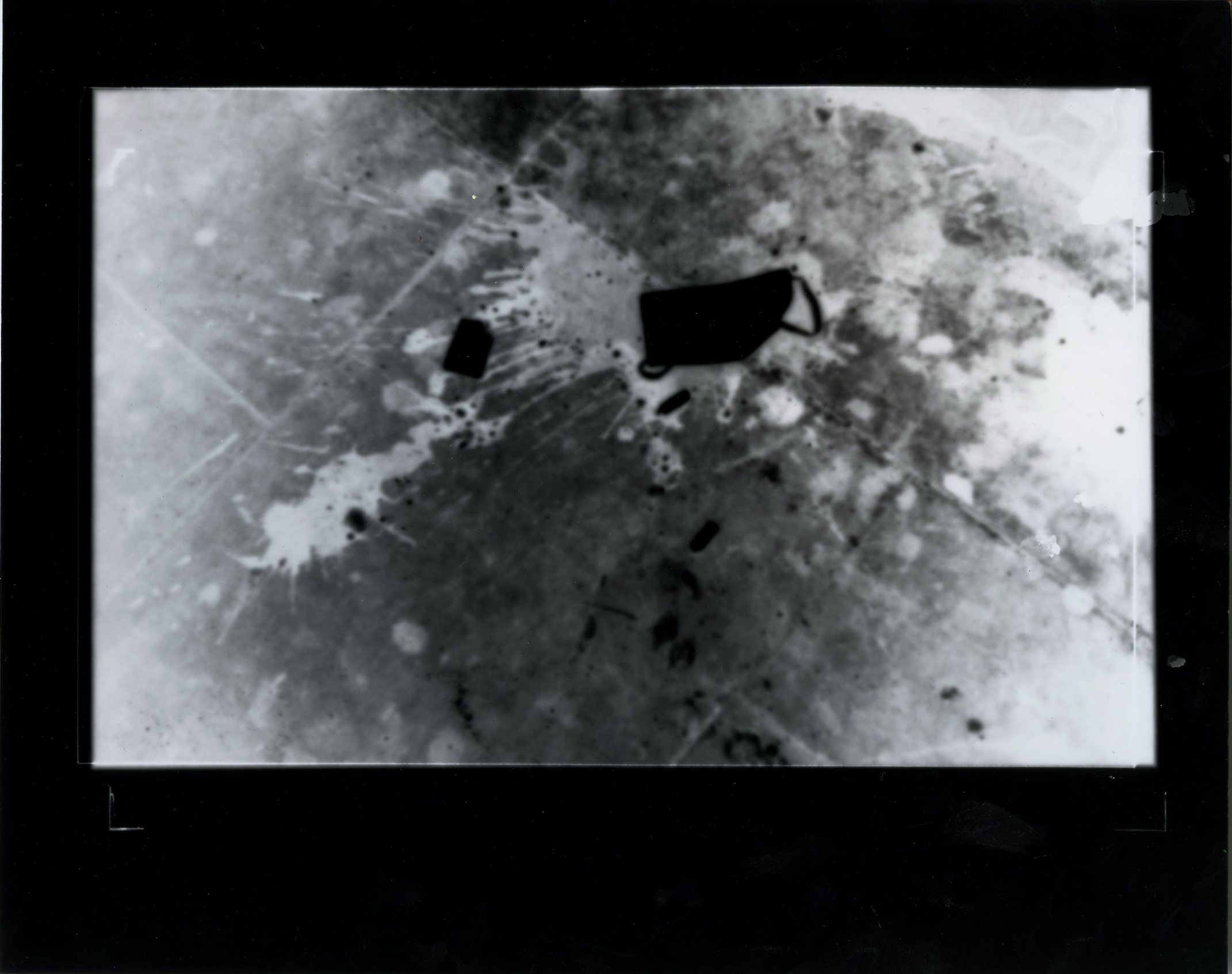 IMAGE A 2 : Nothing inhabits its final form. Negative print.