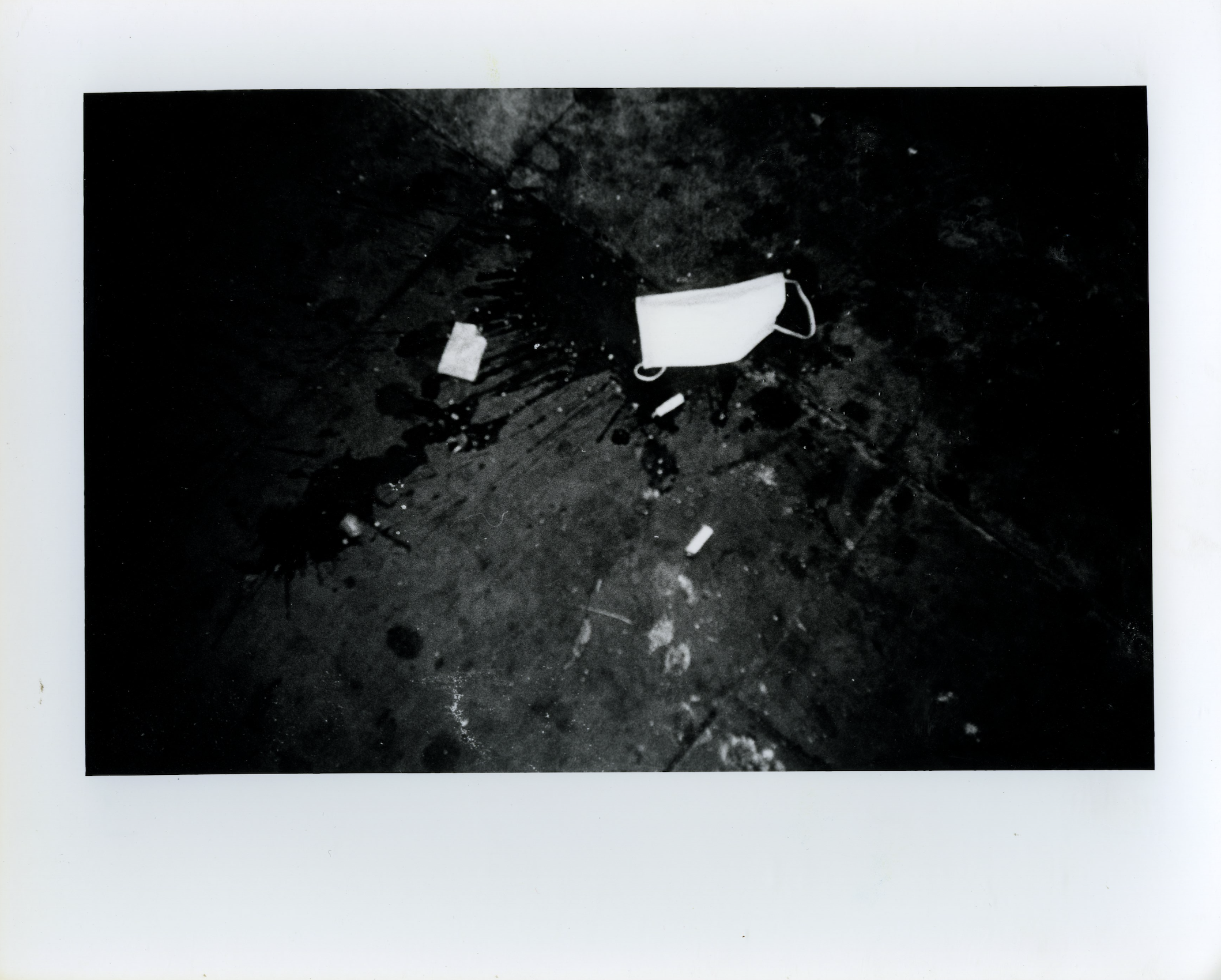 IMAGE A . Negative print.